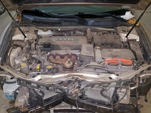 4T1BB46K39U091706 - 2009 TOYOTA CAMRY HYBR GOLD photo 7