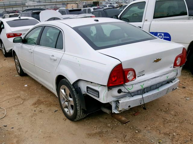 1G1ZG57B09F231992 - 2009 CHEVROLET MALIBU LS WHITE photo 3