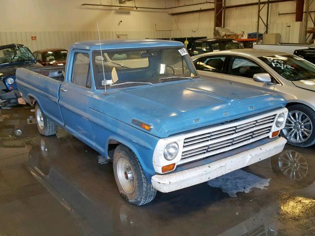 F10YKD57263 - 1968 FORD 1/2 TON BLUE photo 1