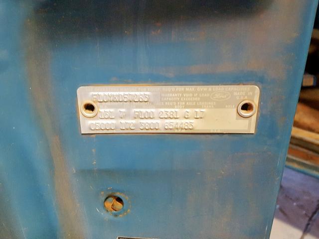 F10YKD57263 - 1968 FORD 1/2 TON BLUE photo 10