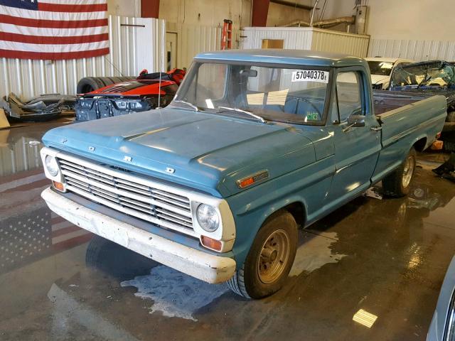 F10YKD57263 - 1968 FORD 1/2 TON BLUE photo 2