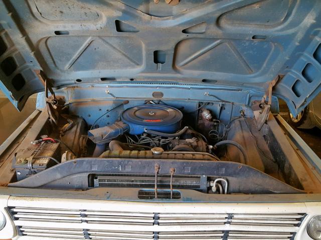 F10YKD57263 - 1968 FORD 1/2 TON BLUE photo 7