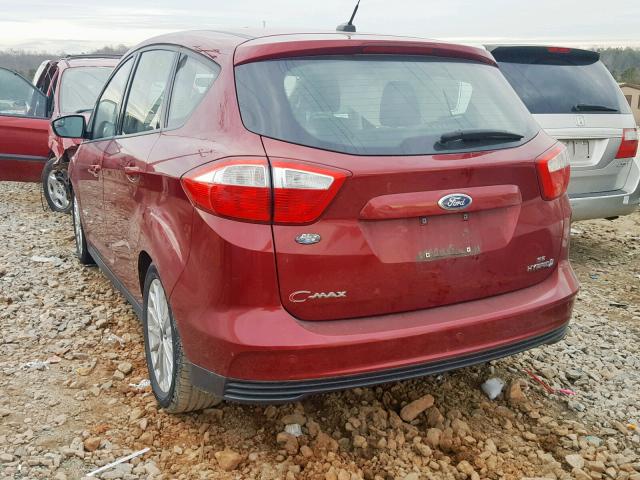 1FADP5AU2DL530234 - 2013 FORD C-MAX SE RED photo 3