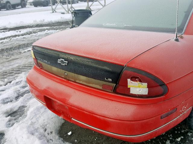 2G1WW12M3X9204606 - 1999 CHEVROLET MONTE CARL RED photo 9