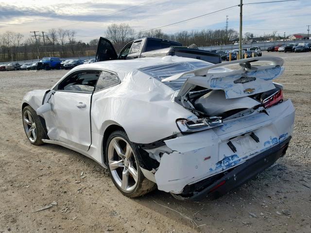 1G1FH1R74H0134653 - 2017 CHEVROLET CAMARO SS WHITE photo 3