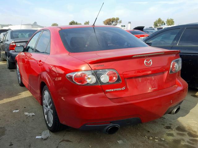 JM1GG12L461100533 - 2006 MAZDA SPEED 6 RED photo 3