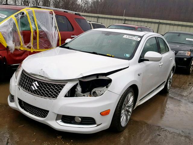 JS2RF9A84B6110800 - 2011 SUZUKI KIZASHI SP WHITE photo 2