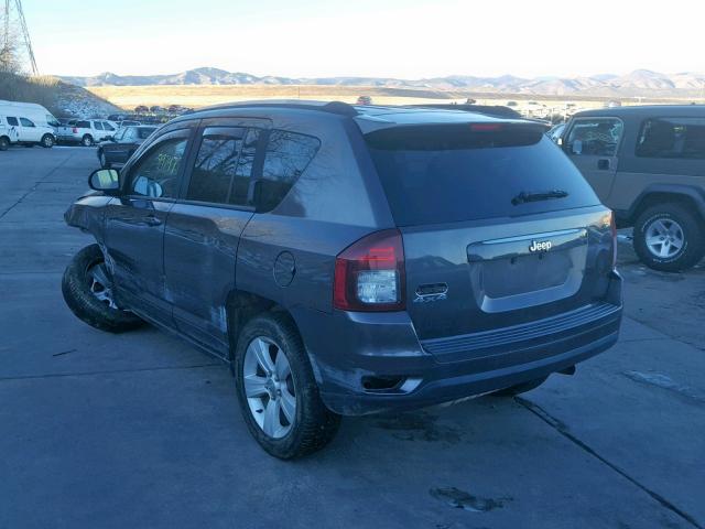 1C4NJDBBXED842451 - 2014 JEEP COMPASS SP GRAY photo 3