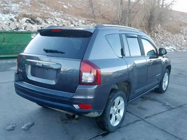 1C4NJDBBXED842451 - 2014 JEEP COMPASS SP GRAY photo 4