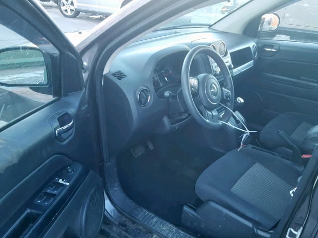 1C4NJDBBXED842451 - 2014 JEEP COMPASS SP GRAY photo 9