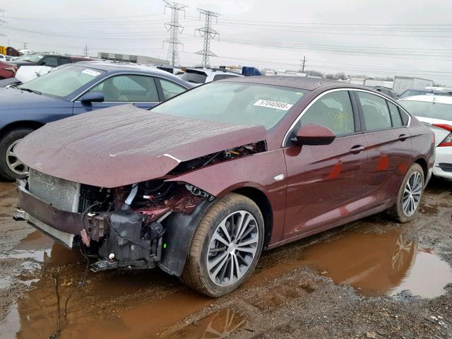 W04GP6SX7J1166223 - 2018 BUICK REGAL ESSE MAROON photo 2