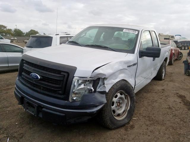 1FTEX1EM0EKE73900 - 2014 FORD F150 SUPER CAB  photo 2