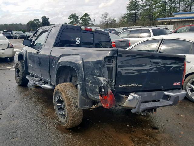 1GTDS196758165089 - 2005 GMC CANYON BLACK photo 3