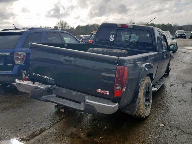 1GTDS196758165089 - 2005 GMC CANYON BLACK photo 4