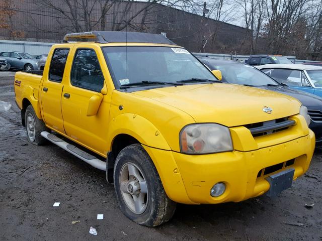 1N6ED27Y01C334155 - 2001 NISSAN FRONTIER C YELLOW photo 1