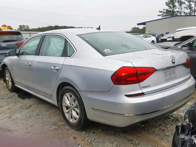 1VWAT7A38GC021522 - 2016 VOLKSWAGEN PASSAT S SILVER photo 3