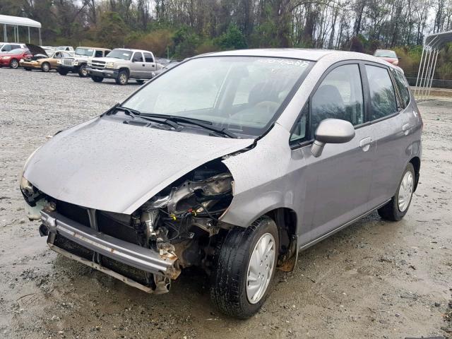 JHMGD384X8S023568 - 2008 HONDA FIT GRAY photo 2