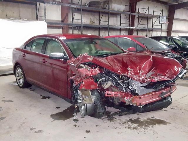 1FAHP2F89FG110218 - 2015 FORD TAURUS LIM RED photo 1