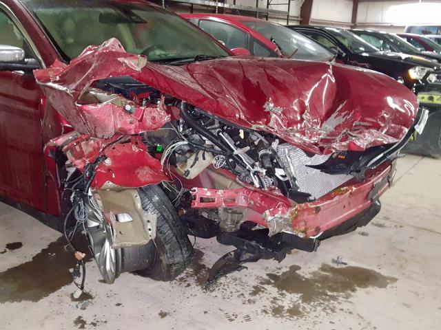 1FAHP2F89FG110218 - 2015 FORD TAURUS LIM RED photo 9