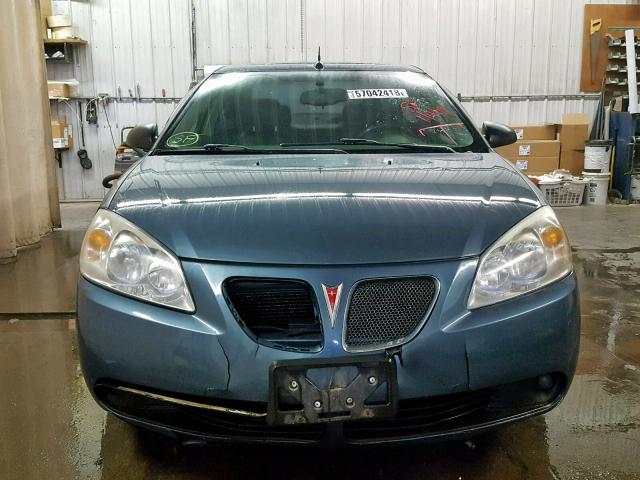 1G2ZH528554110952 - 2005 PONTIAC G6 GT BLUE photo 9