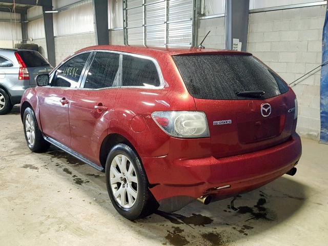 JM3ER29L180181472 - 2008 MAZDA CX-7 MAROON photo 3