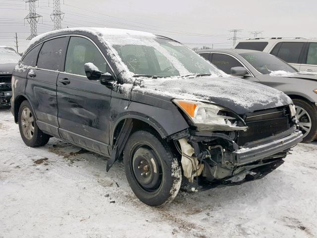 JHLRE38787C055173 - 2007 HONDA CR-V EXL BLACK photo 1