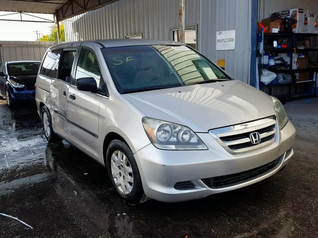 5FNRL38266B115752 - 2006 HONDA ODYSSEY LX SILVER photo 1