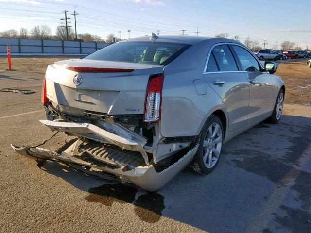 1G6AH5RX7E0125842 - 2014 CADILLAC ATS LUXURY GOLD photo 4