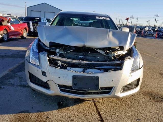 1G6AH5RX7E0125842 - 2014 CADILLAC ATS LUXURY GOLD photo 7