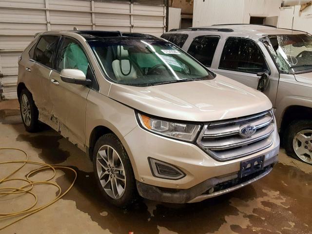 2FMPK4K9XHBC12129 - 2017 FORD EDGE TITAN GRAY photo 1