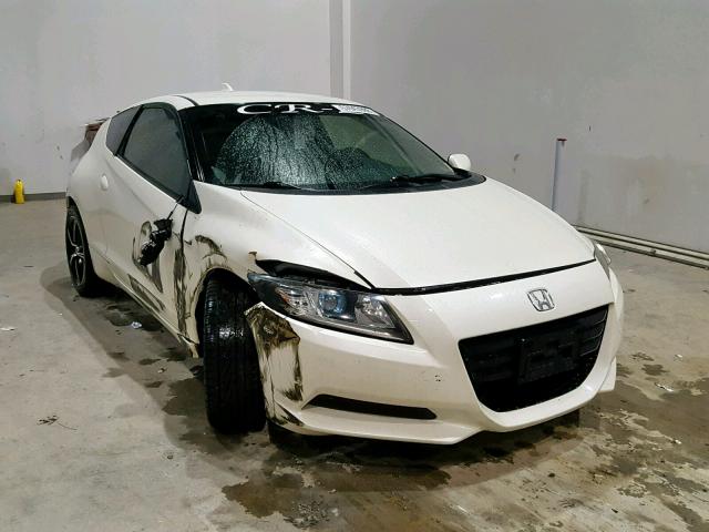 JHMZF1C48BS010467 - 2011 HONDA CR-Z WHITE photo 1