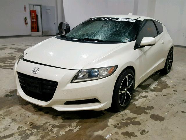 JHMZF1C48BS010467 - 2011 HONDA CR-Z WHITE photo 2