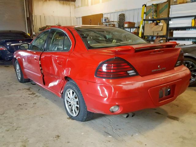 1G2NF52E54C235738 - 2004 PONTIAC GRAND AM S RED photo 3