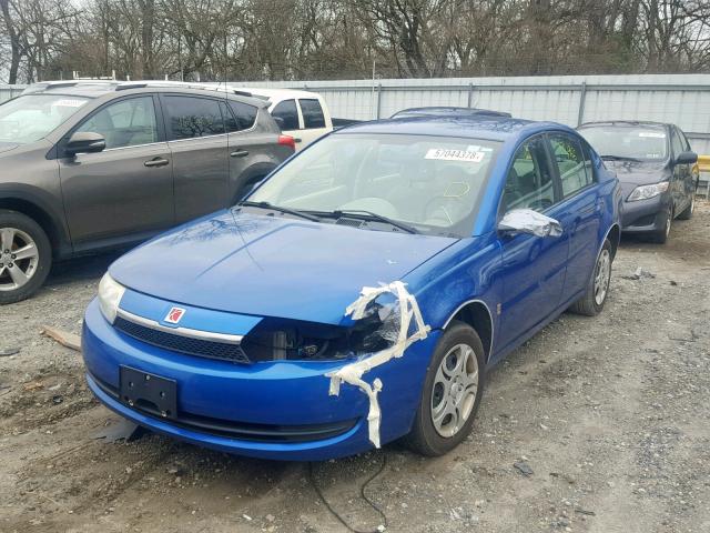 1G8AZ52F14Z123486 - 2004 SATURN ION LEVEL BLUE photo 2