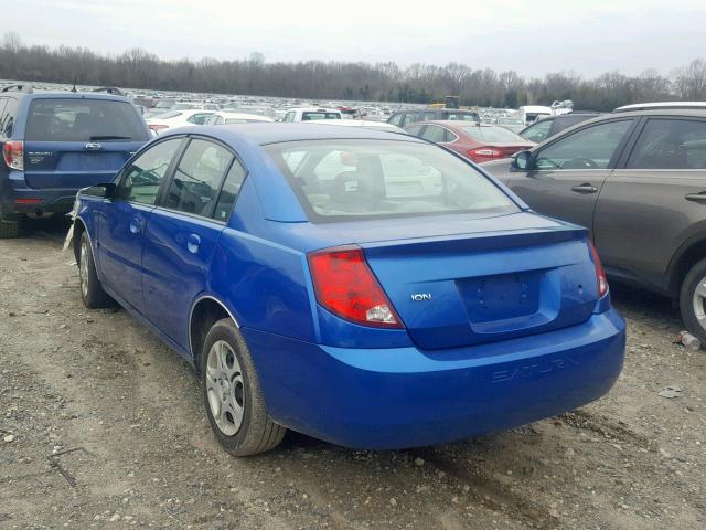 1G8AZ52F14Z123486 - 2004 SATURN ION LEVEL BLUE photo 3