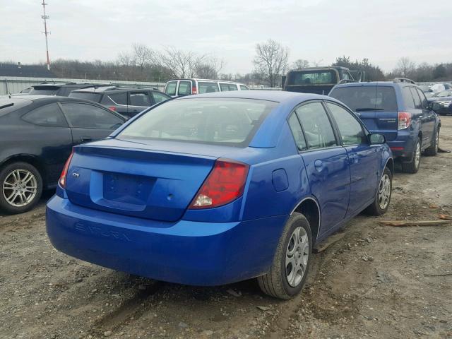 1G8AZ52F14Z123486 - 2004 SATURN ION LEVEL BLUE photo 4