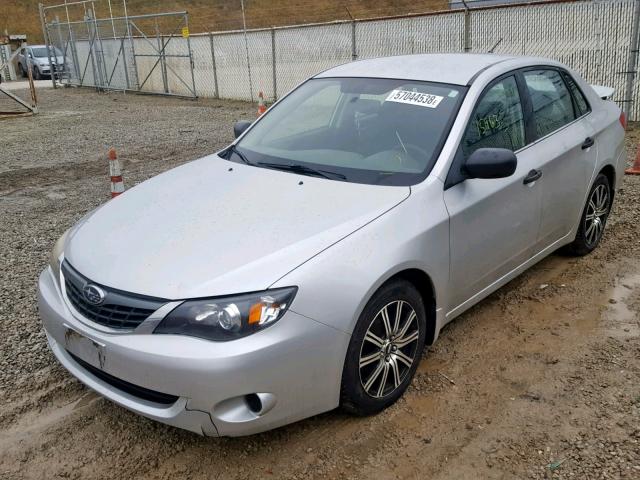 JF1GE61658H518534 - 2008 SUBARU IMPREZA SILVER photo 2