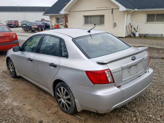 JF1GE61658H518534 - 2008 SUBARU IMPREZA SILVER photo 3