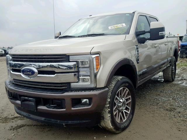 1FT7W2BT0HEC77326 - 2017 FORD F250 SUPER BROWN photo 2
