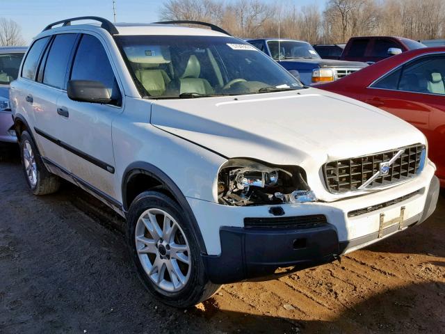 YV1CZ91H941077343 - 2004 VOLVO XC90 T6 WHITE photo 1