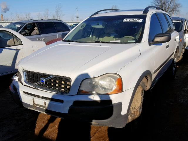 YV1CZ91H941077343 - 2004 VOLVO XC90 T6 WHITE photo 2