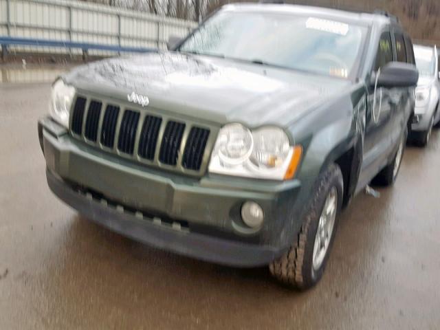 1J8HR48P47C524030 - 2007 JEEP GRAND CHER GREEN photo 2