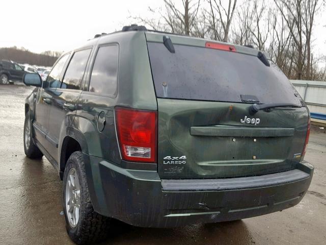 1J8HR48P47C524030 - 2007 JEEP GRAND CHER GREEN photo 3