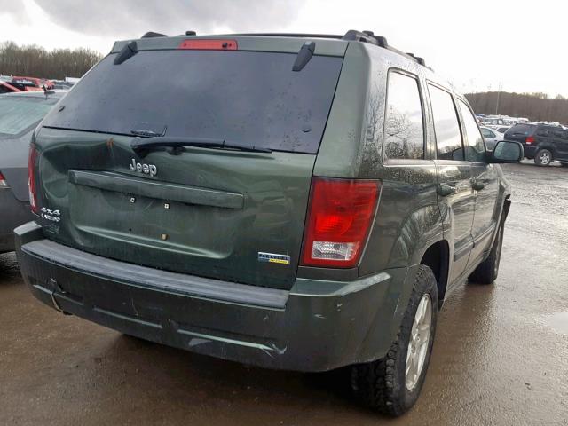 1J8HR48P47C524030 - 2007 JEEP GRAND CHER GREEN photo 4