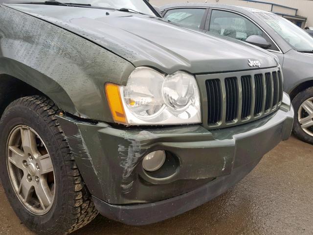 1J8HR48P47C524030 - 2007 JEEP GRAND CHER GREEN photo 9