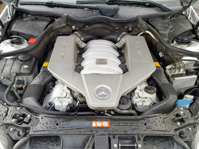 WDBTK77G57T075237 - 2007 MERCEDES-BENZ CLK 63 AMG SILVER photo 7