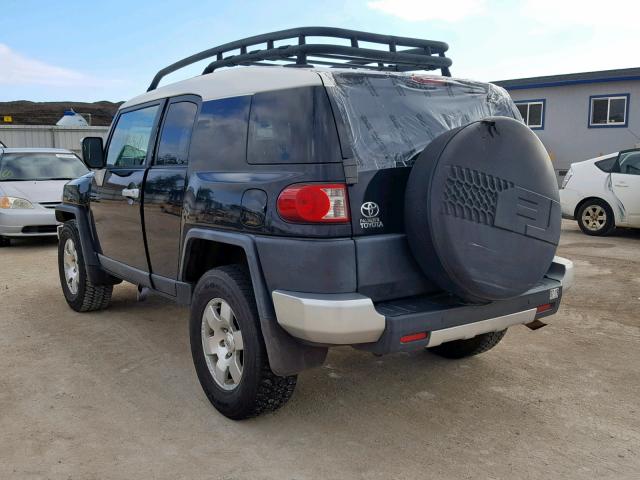 JTEZU11F870006414 - 2007 TOYOTA FJ CRUISER BLACK photo 3