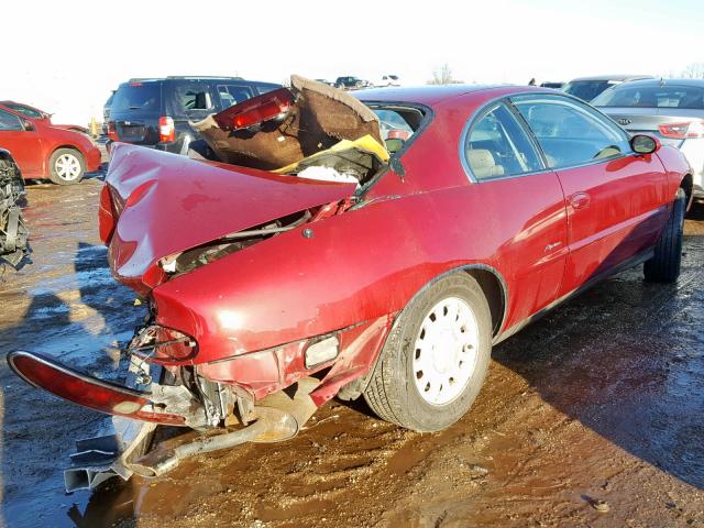 1G4GD2211S4736814 - 1995 BUICK RIVIERA BURGUNDY photo 4