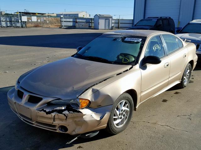 1G2NF52E13C334782 - 2003 PONTIAC GRAND AM S GOLD photo 2