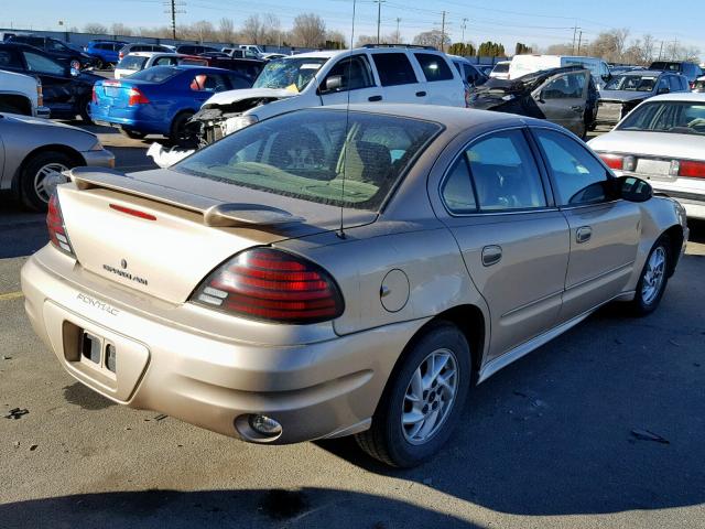 1G2NF52E13C334782 - 2003 PONTIAC GRAND AM S GOLD photo 4